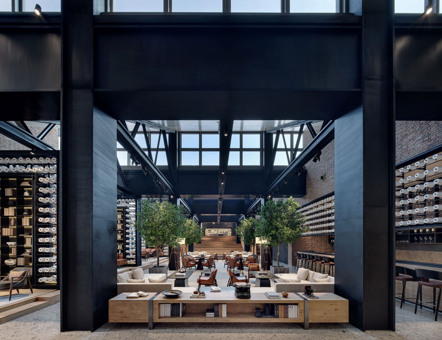 Jinan Bocuiming hu Textile Culture and Arts Exhibition Hall by YI+MU Design Office. Photograph by Xiangyu Sun, YI+MU Design Office.