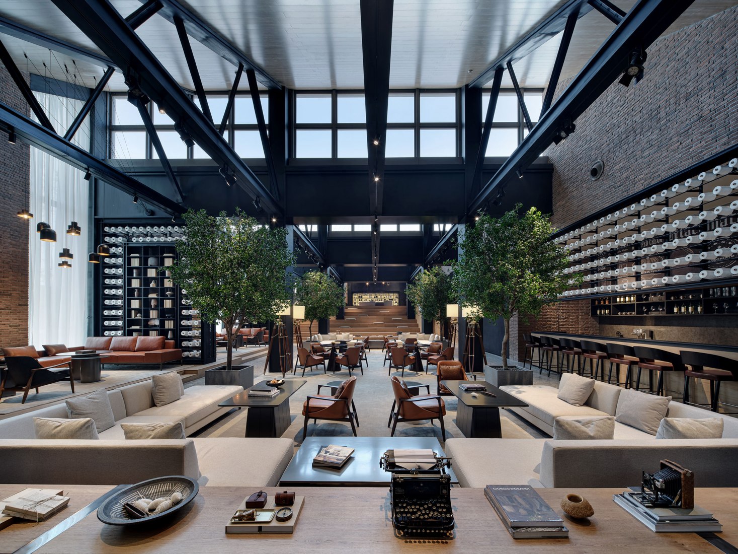 Jinan Bocuiming hu Textile Culture and Arts Exhibition Hall by YI+MU Design Office. Photograph by Xiangyu Sun, YI+MU Design Office.