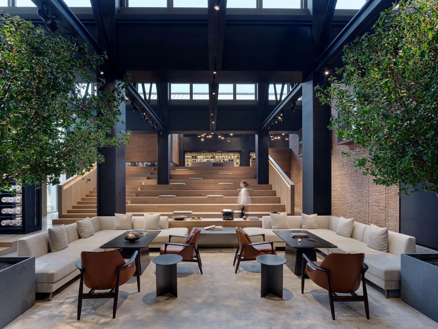 Jinan Bocuiming hu Textile Culture and Arts Exhibition Hall by YI+MU Design Office. Photograph by Xiangyu Sun, YI+MU Design Office.