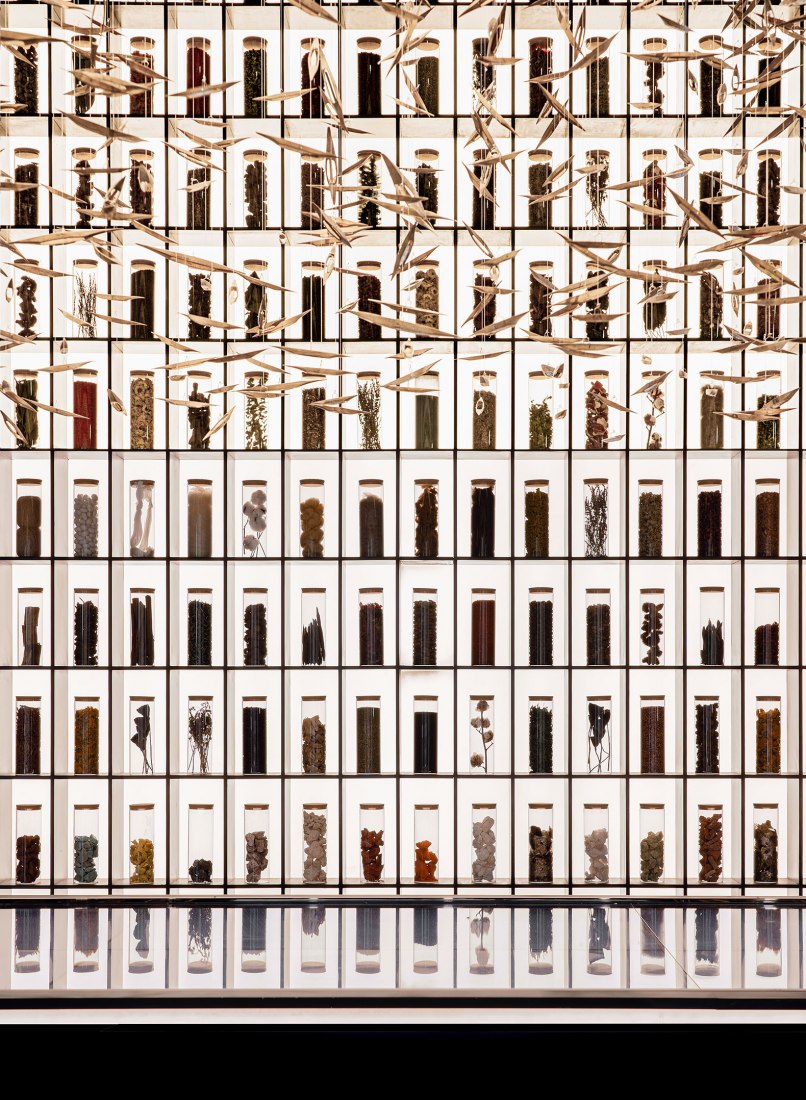 Jinan Bocuiming hu Textile Culture and Arts Exhibition Hall by YI+MU Design Office. Photograph by Xiangyu Sun, YI+MU Design Office.
