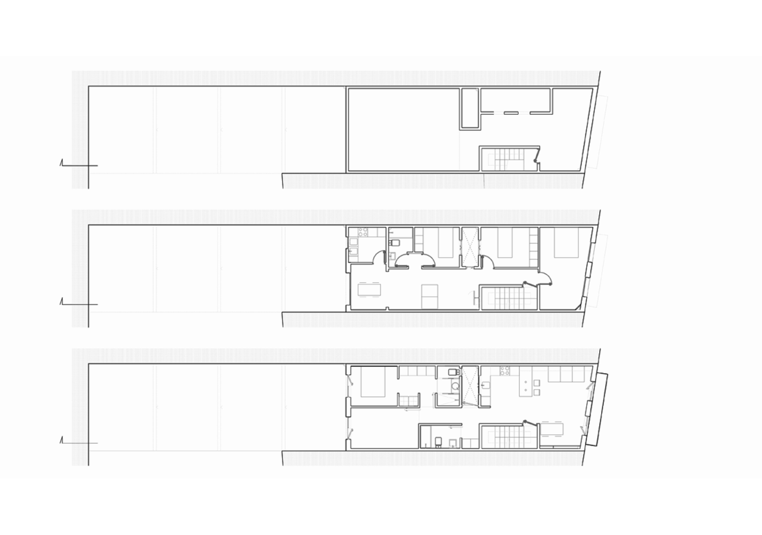Plans. Eulalia House by Joan Casals.