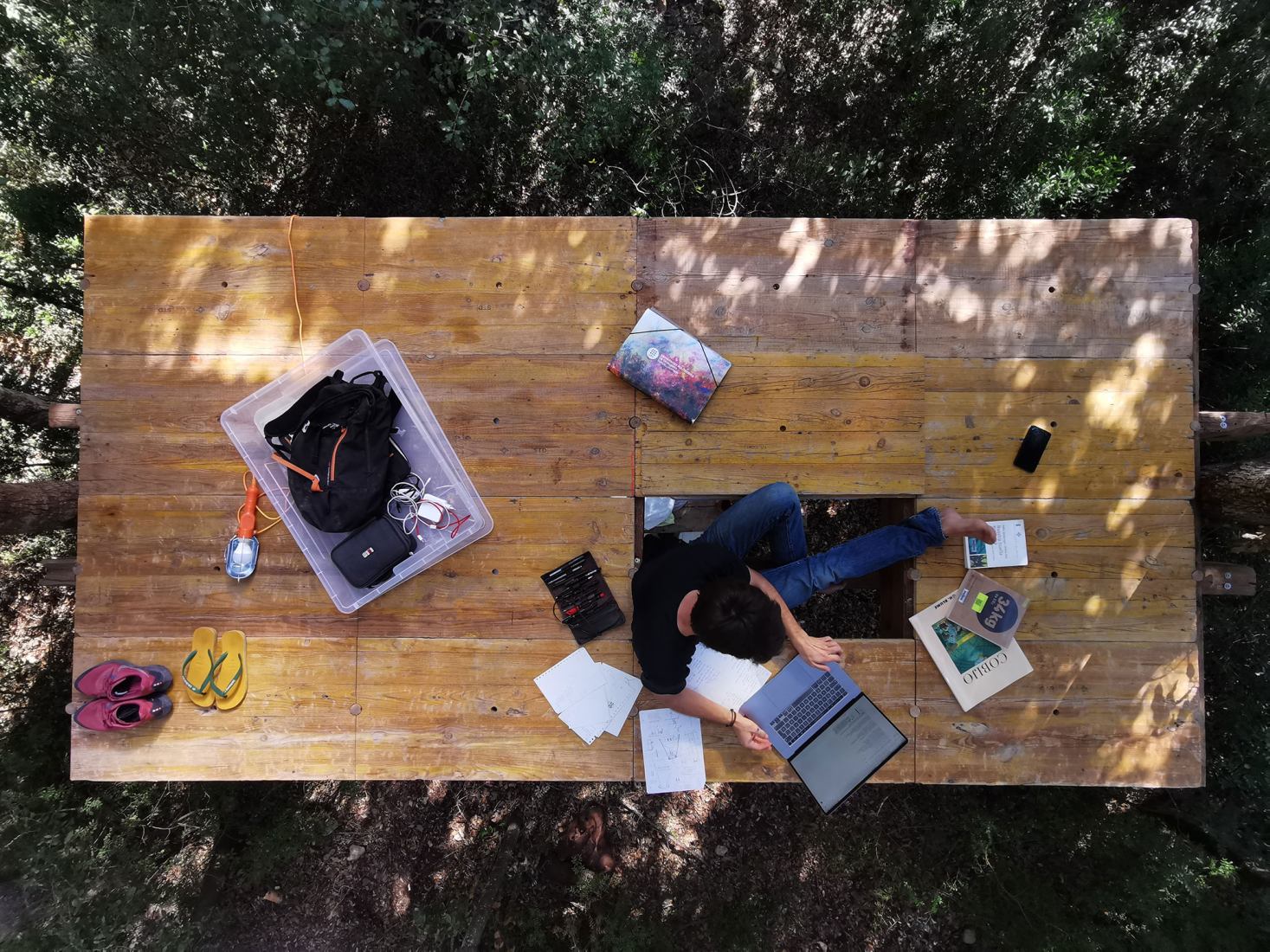 Design, build and inhabit a temporal refuge during the health emergency by Joan Martí Morro Capllonch. Photograph by Joan Martí Morro Capllonch.