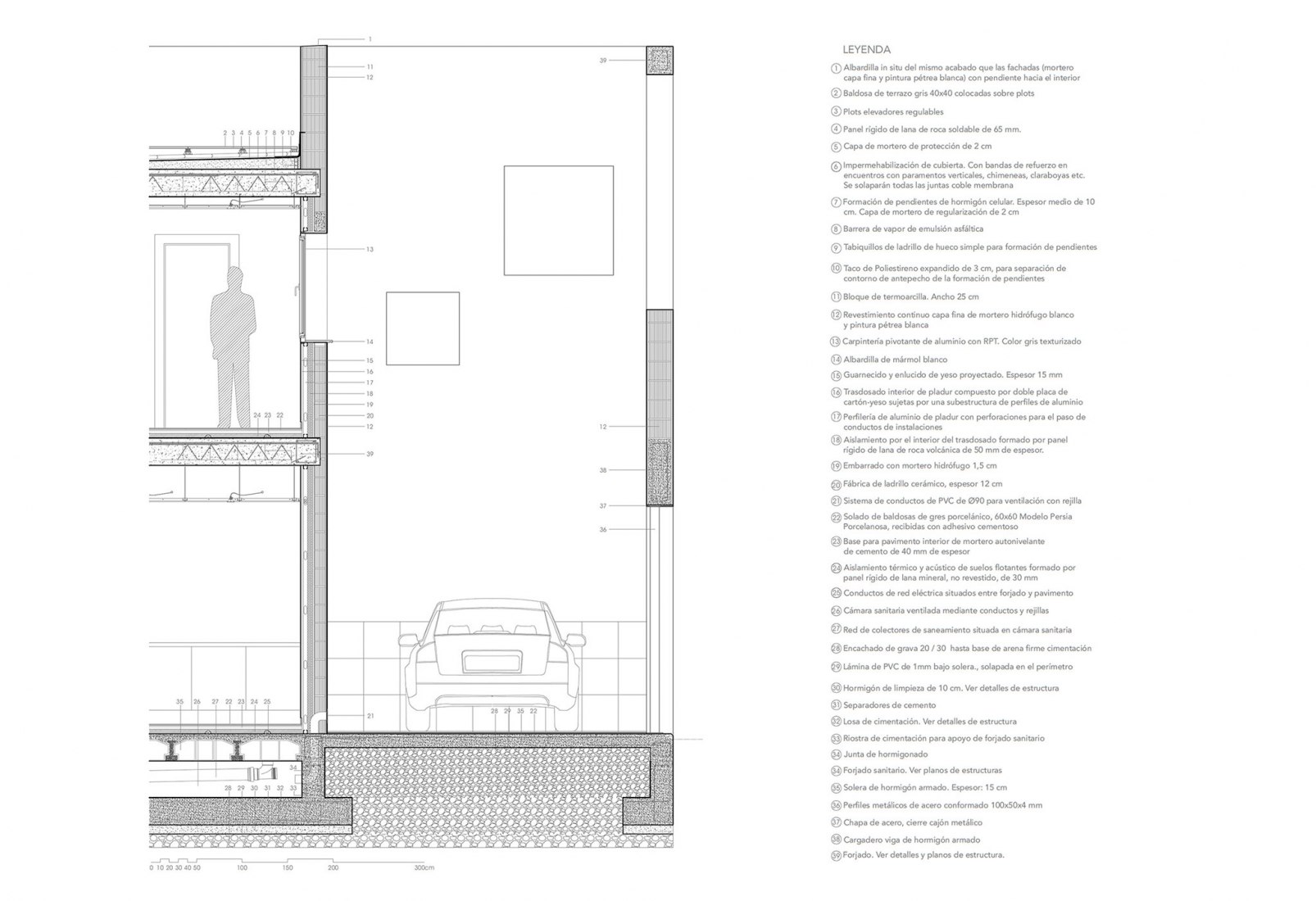 Detalle constructivo. Casas Costacabana por Jose Moreno Ferre, Javier Peña Alcalde.