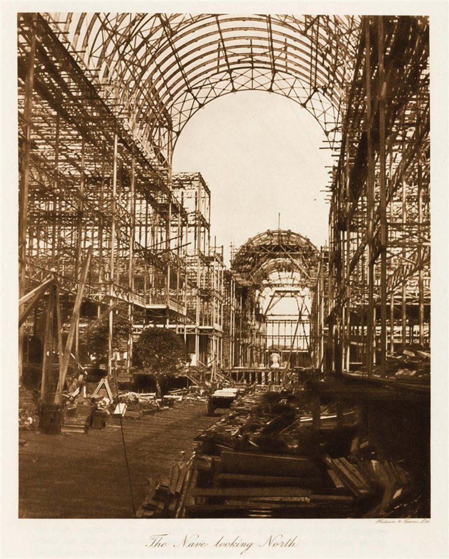 Construcción. Crystal Palace por Joseph Paxton.