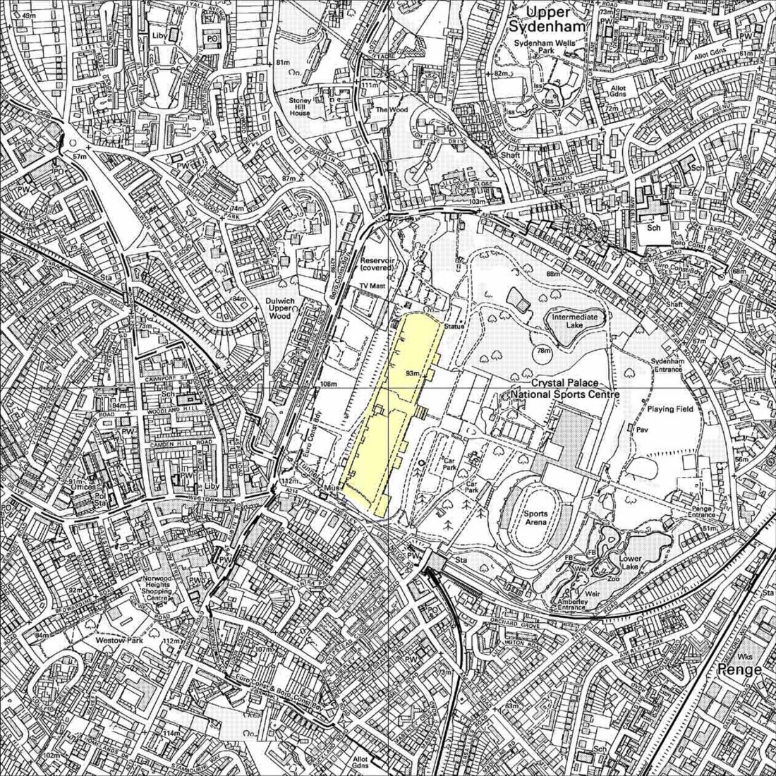 Emplazamiento. Crystal Palace por Joseph Paxton.
