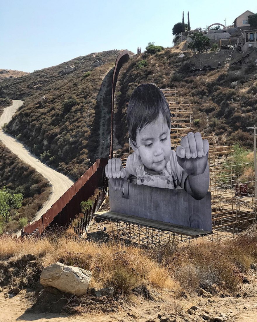 Work in progress on the Mexican side of the US/MEXICO border