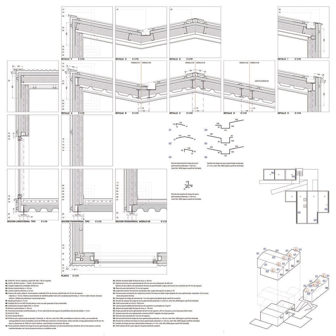 Details. rNrH industrialized home by Juan Marco Arquitectos.