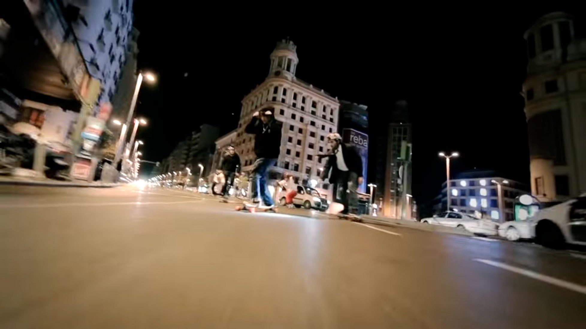 Winter Night Longboard. Vídeo por Juan Rayos