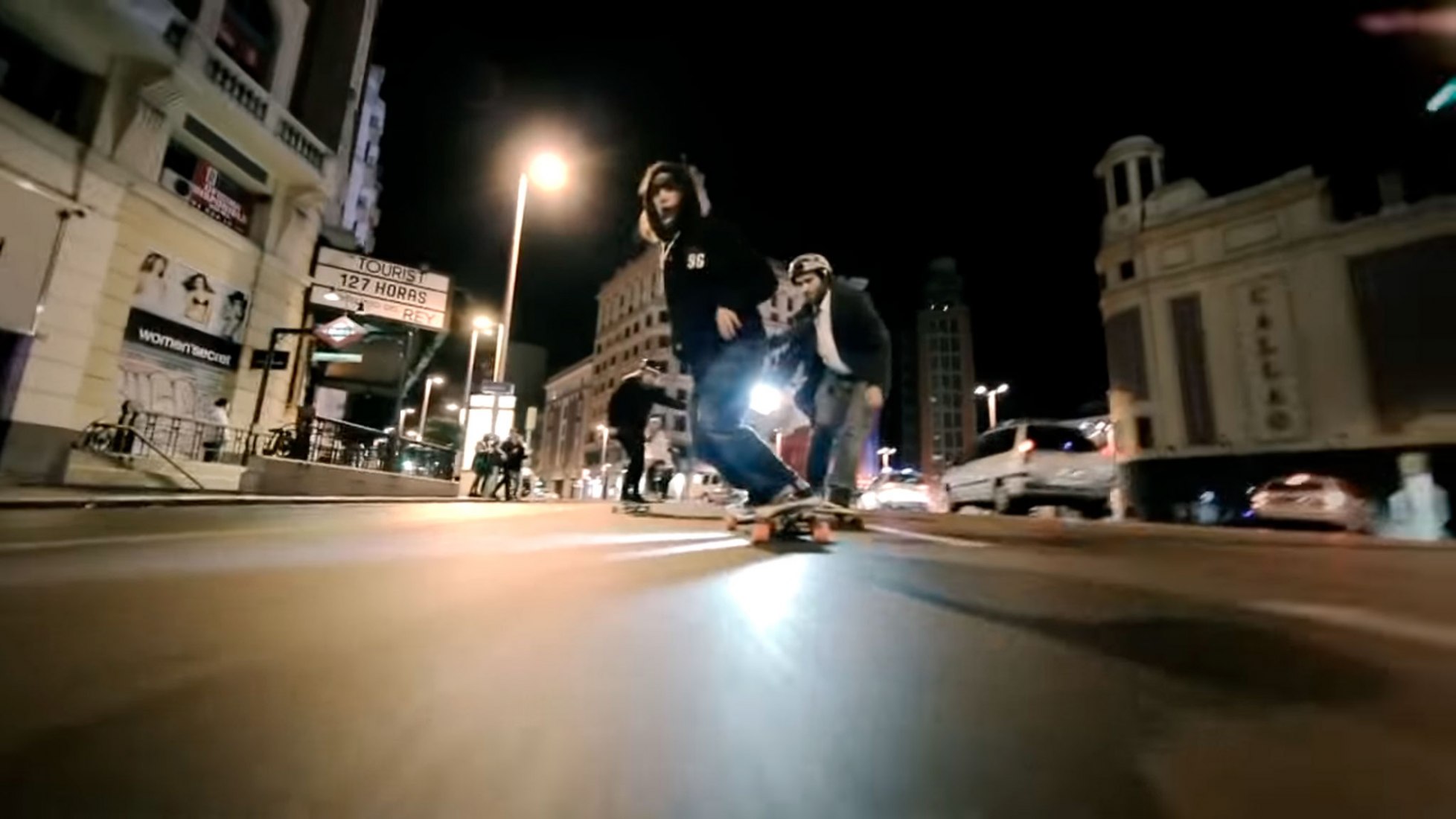 Winter Night Longboard. Vídeo por Juan Rayos
