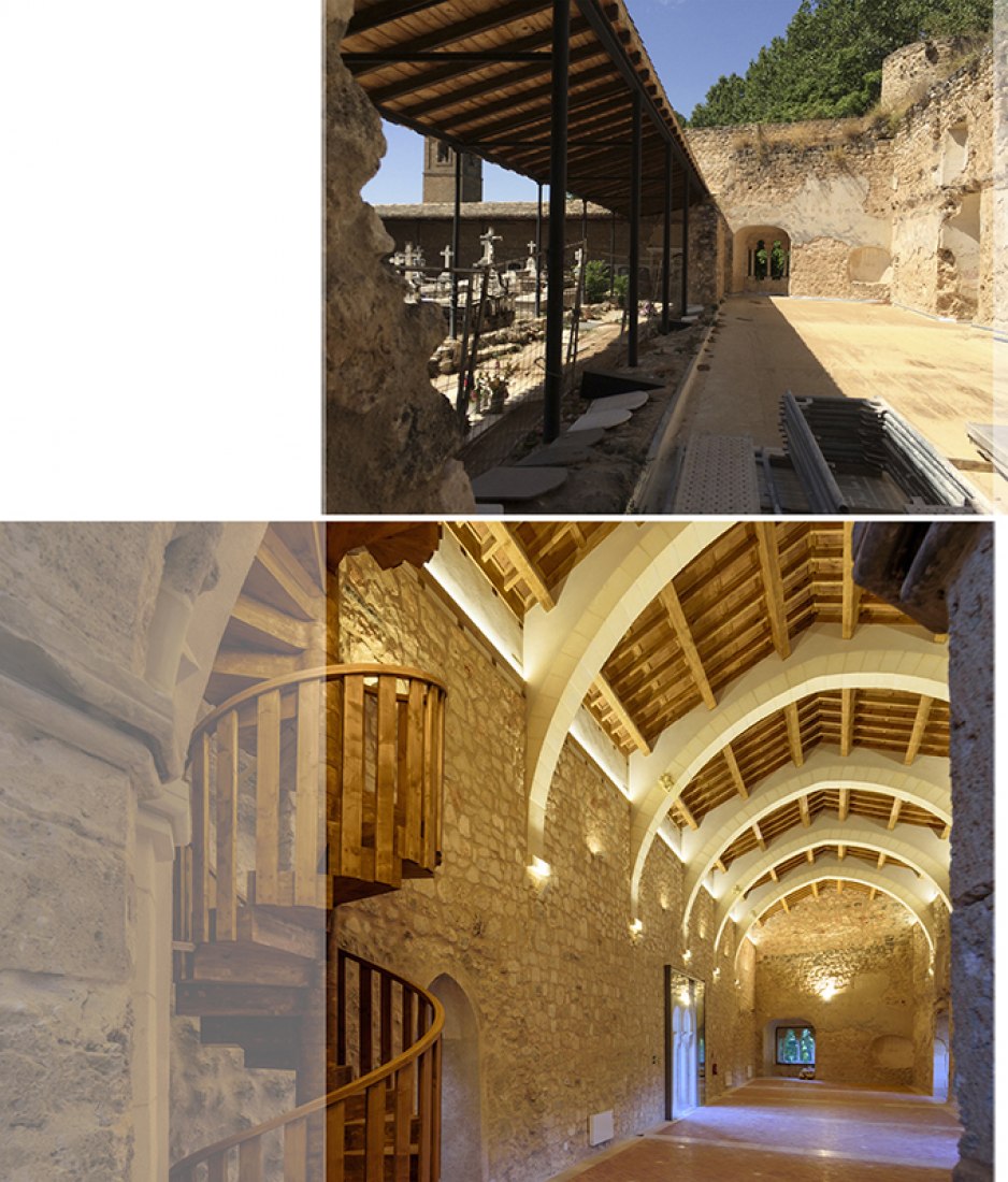 Reconstruction of the Noble Hall of Brihuega Castle, Guadalajara, by Juan de Dios de la Hoz. Image courtesy of Rafael Manzano Award