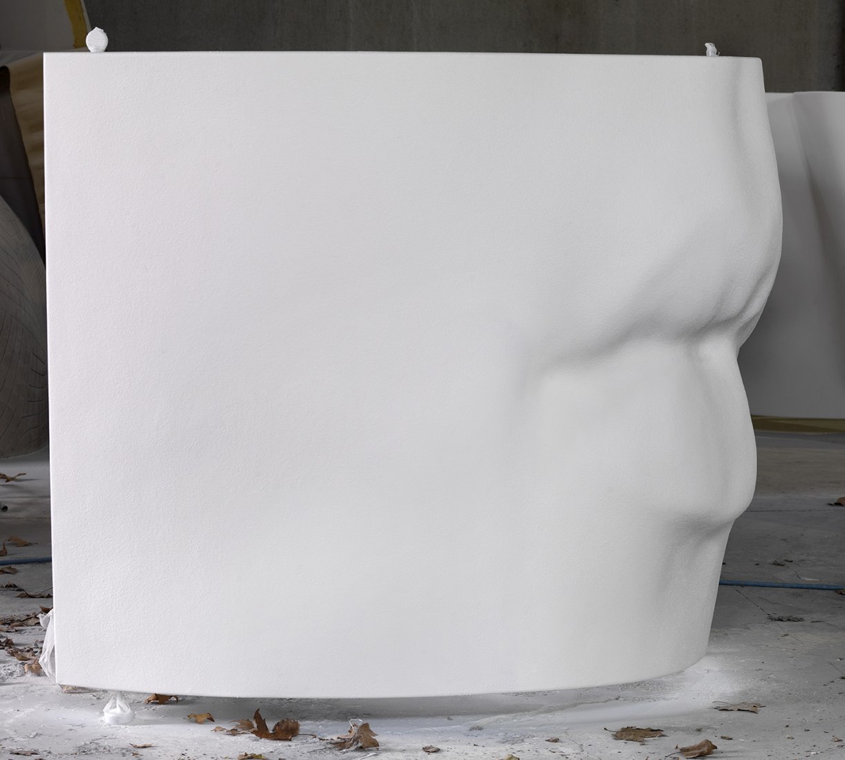 Detalle. Proceso de construcción de Julia de Jaume Plensa. Imagen cortesía de Fundación María Cristina Masaveu, 2018. Fotografía por Fotogasull