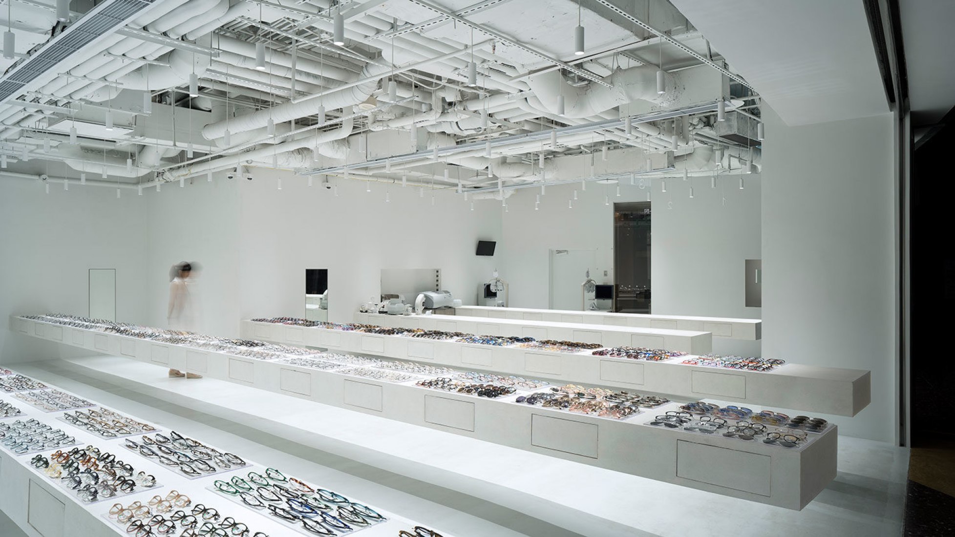 Shanghai JINS por Junya Ishigami. Fotografía por Eiichi Kano, cortesía de JINS