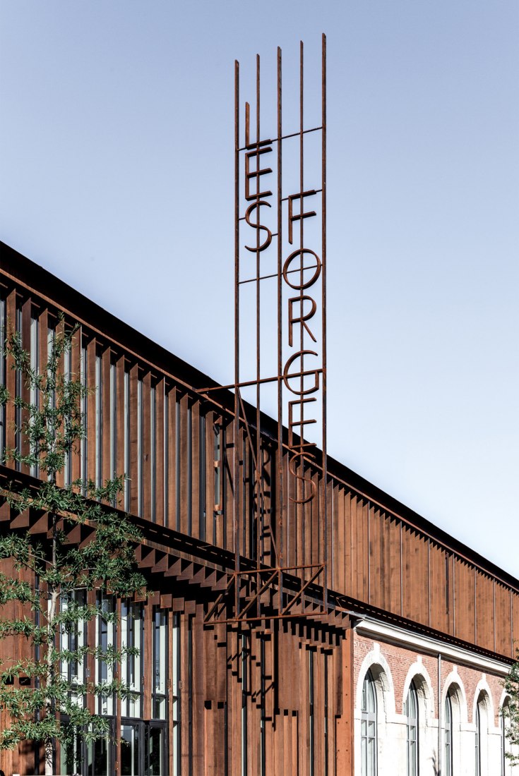 Les Forges, Centro de Conocimiento para la Innovación por K Architectures. Fotografía por Sophie ODDO.