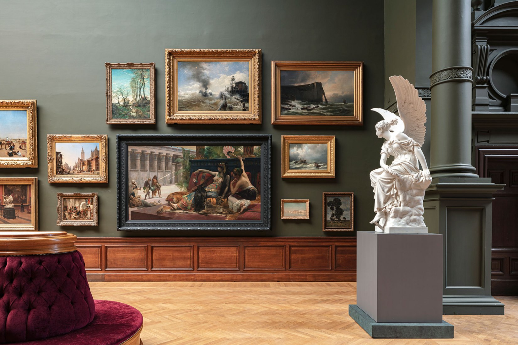 Royal Museum of Fine Arts Antwerp (KMSKA) by KAAN. Photograph by Sebastian van Damme.