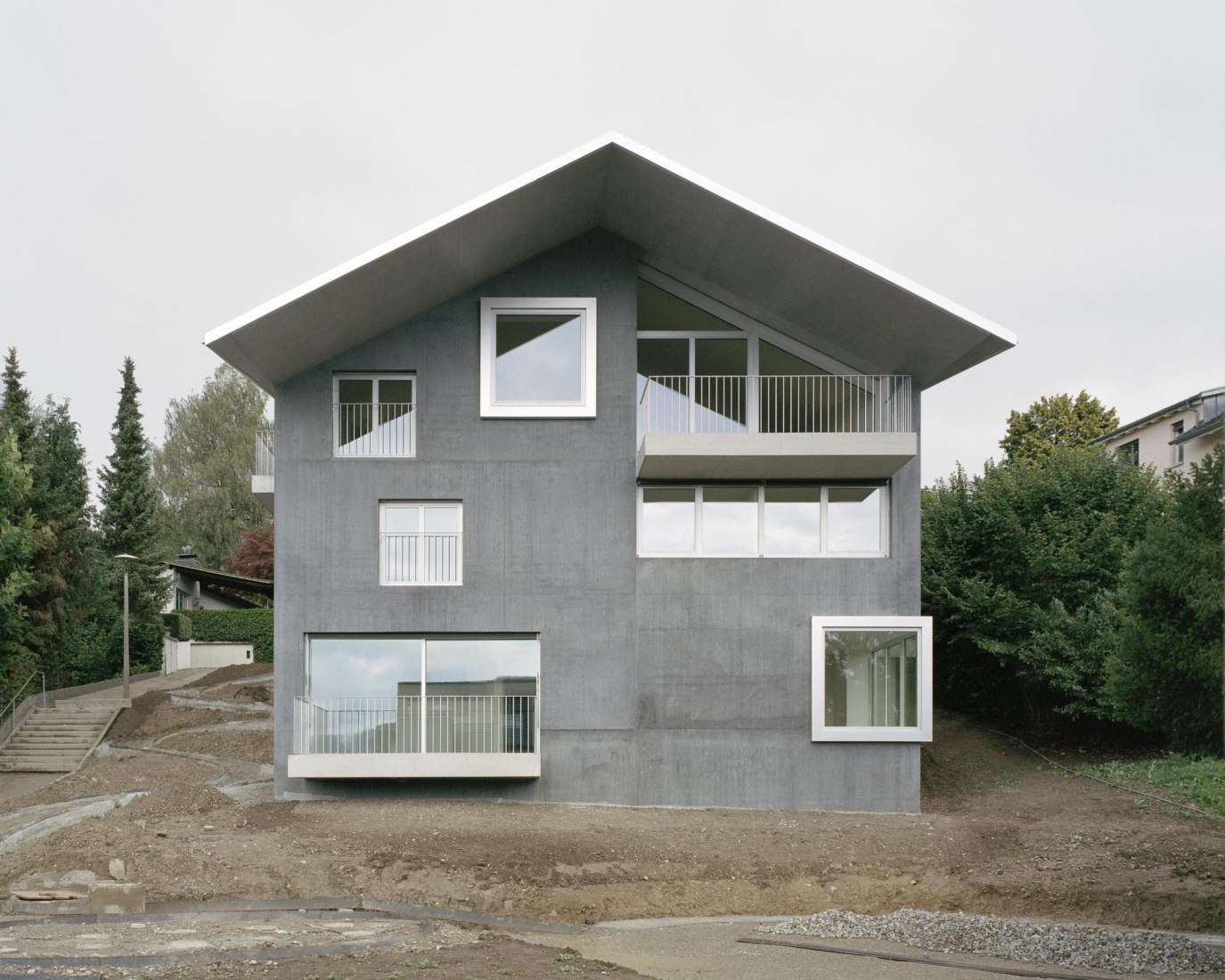 House on a slope by Karamuk Kuo. Photograph by Rory Gardiner