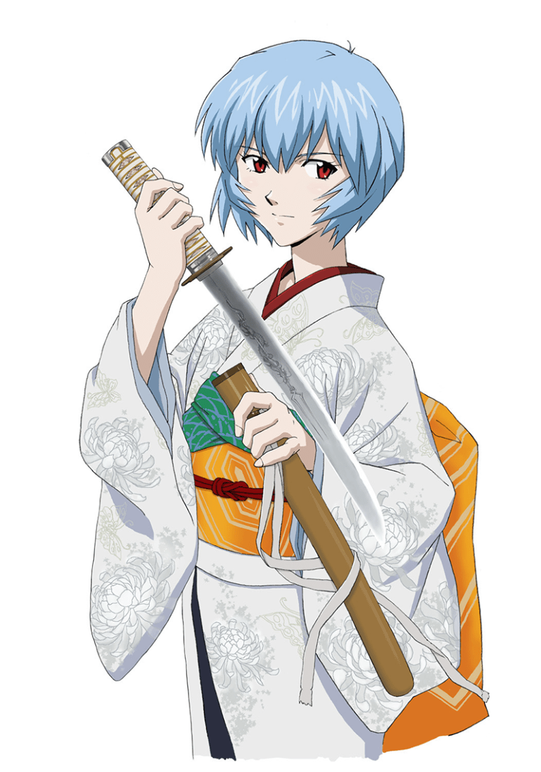 Exposición "Evangelion y las Katanas Japonesas" en el Museo ABC, Madrid, España. Rey Ayanami© khara.