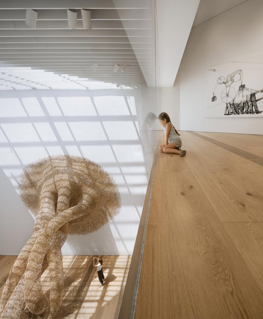 Tanabe Chikuunsai, installation. Odunpazarı Modern Museum by Kengo Kuma. Photograph by Kemal Seckin