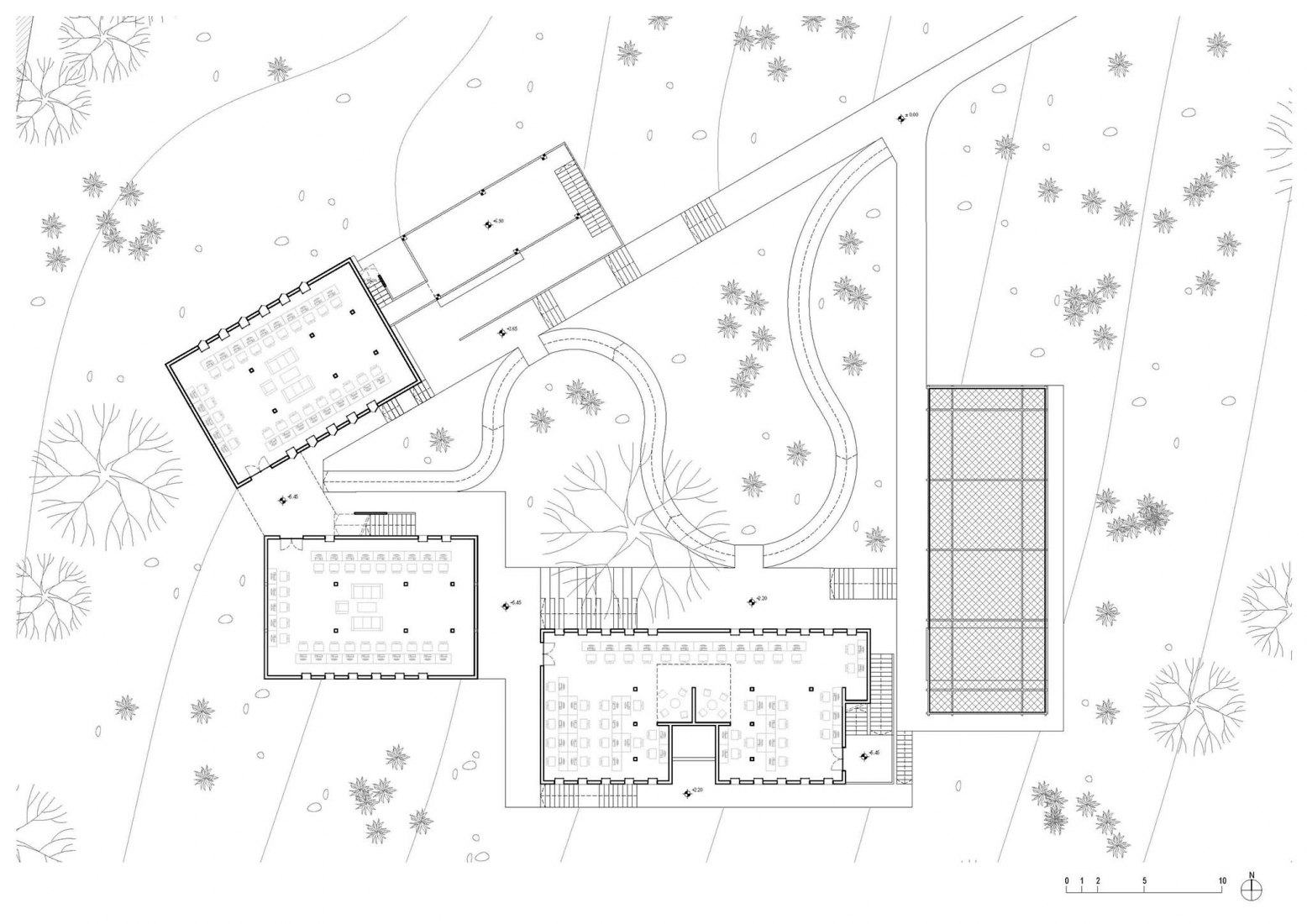 Plano de planta 02. Startup Lions Campus por Kéré Architecture
