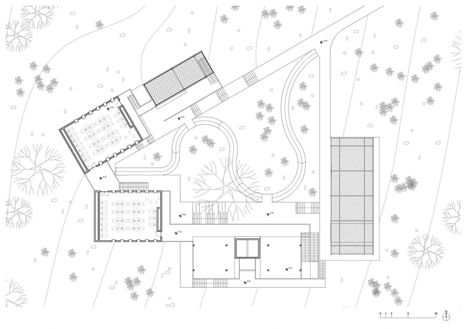 Plano de planta 03. Startup Lions Campus por Kéré Architecture