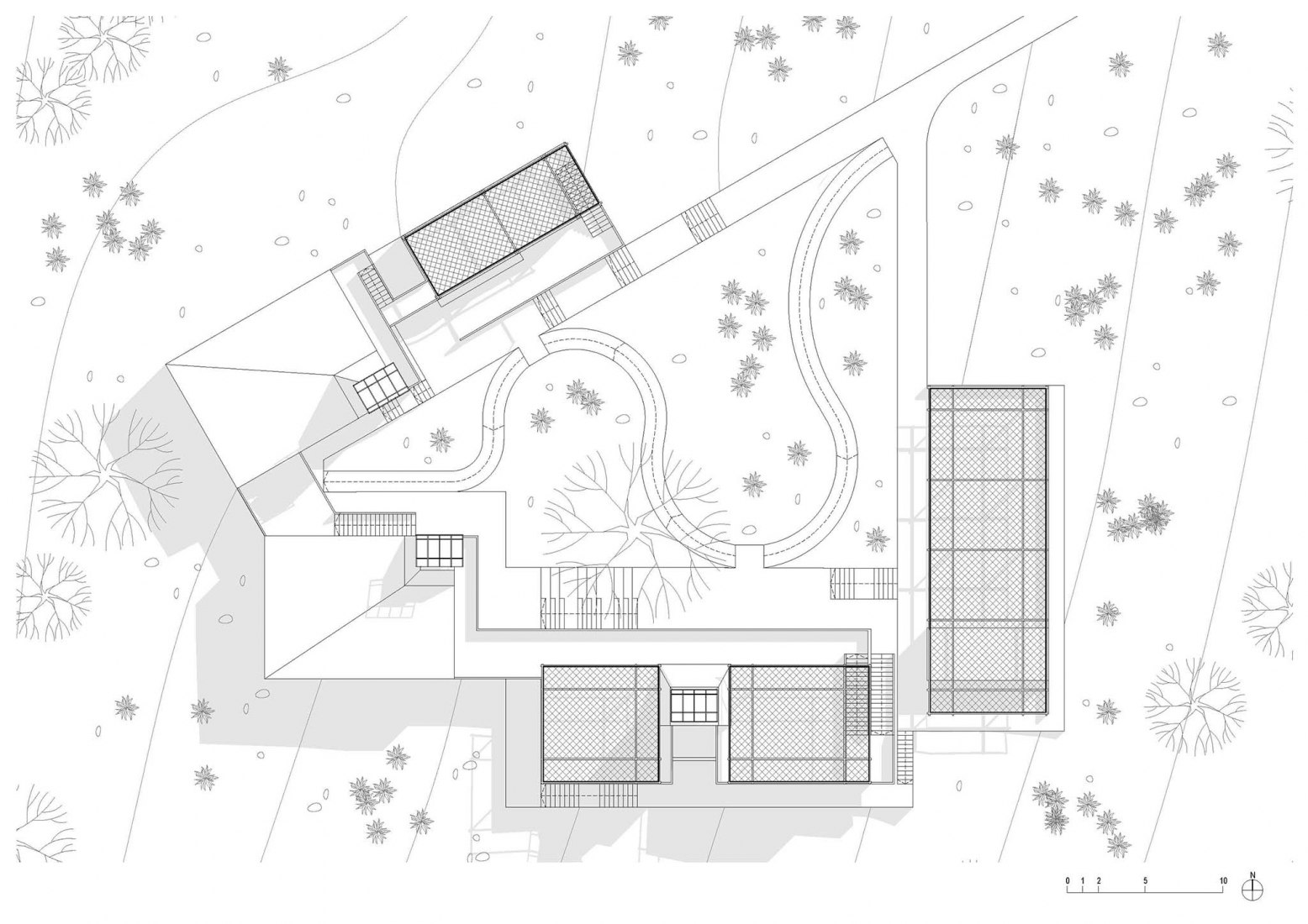 Plano del entorno. Startup Lions Campus por Kéré Architecture
