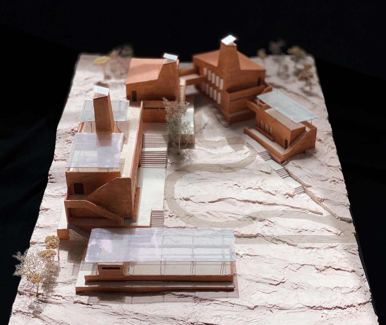 Model. Startup Lions Campus by Kéré Architecture