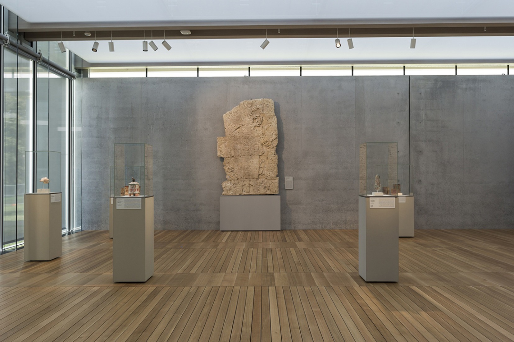 Vista interior. Pabellón de Renzo Piano en el Museo de Arte Kimbell. Fotografía © Robert Polidori.