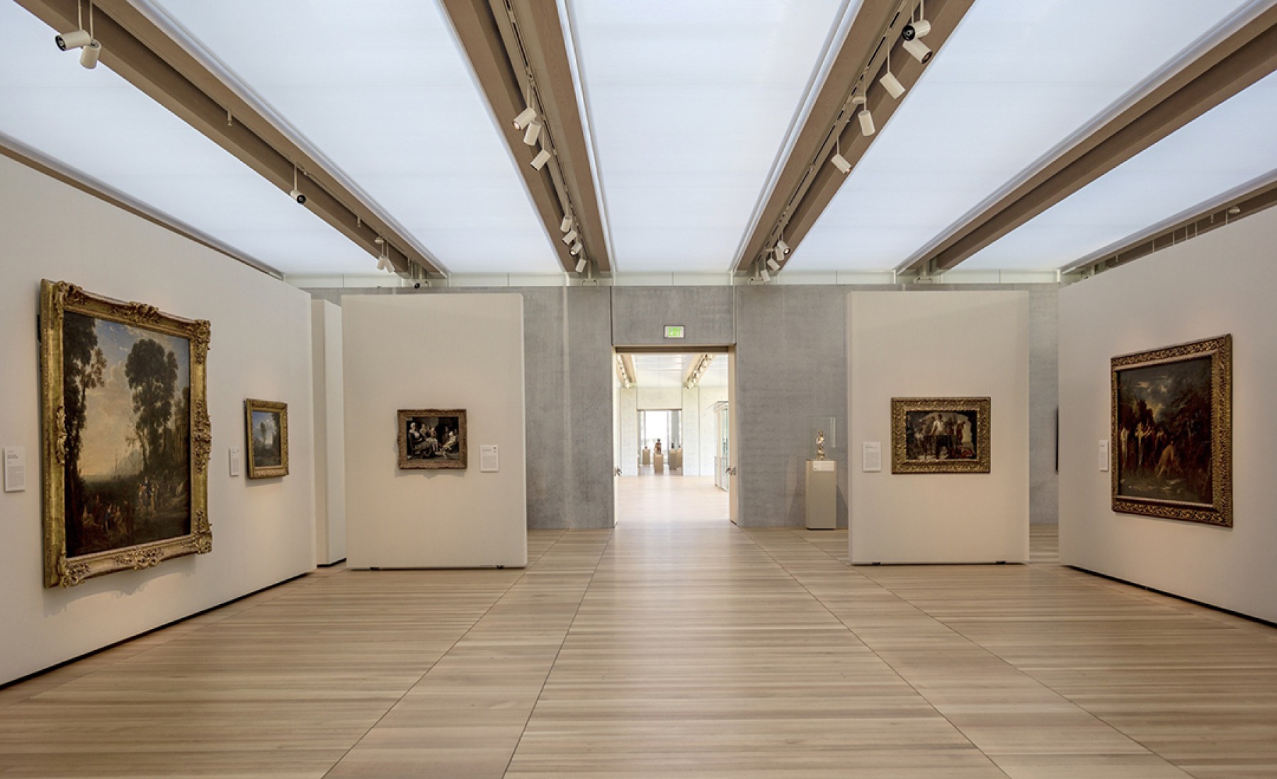 Galerías. Pabellón de Renzo Piano en el Museo de Arte Kimbell. Fotografía © Robert Polidori.