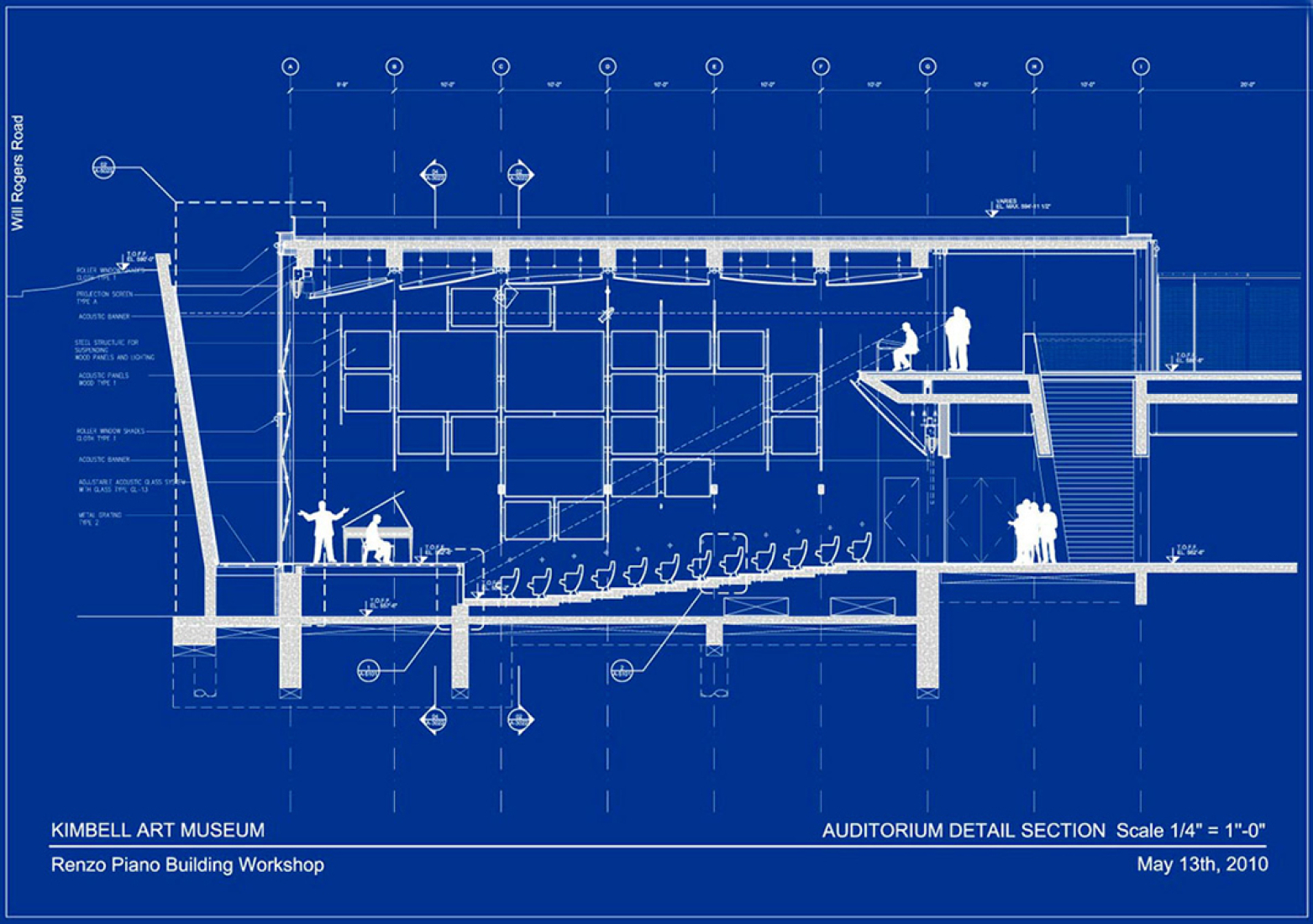 Pabellón de Renzo Piano en el Museo de Arte Kimbell. Cortesía de Renzo Piano Building Workshop.