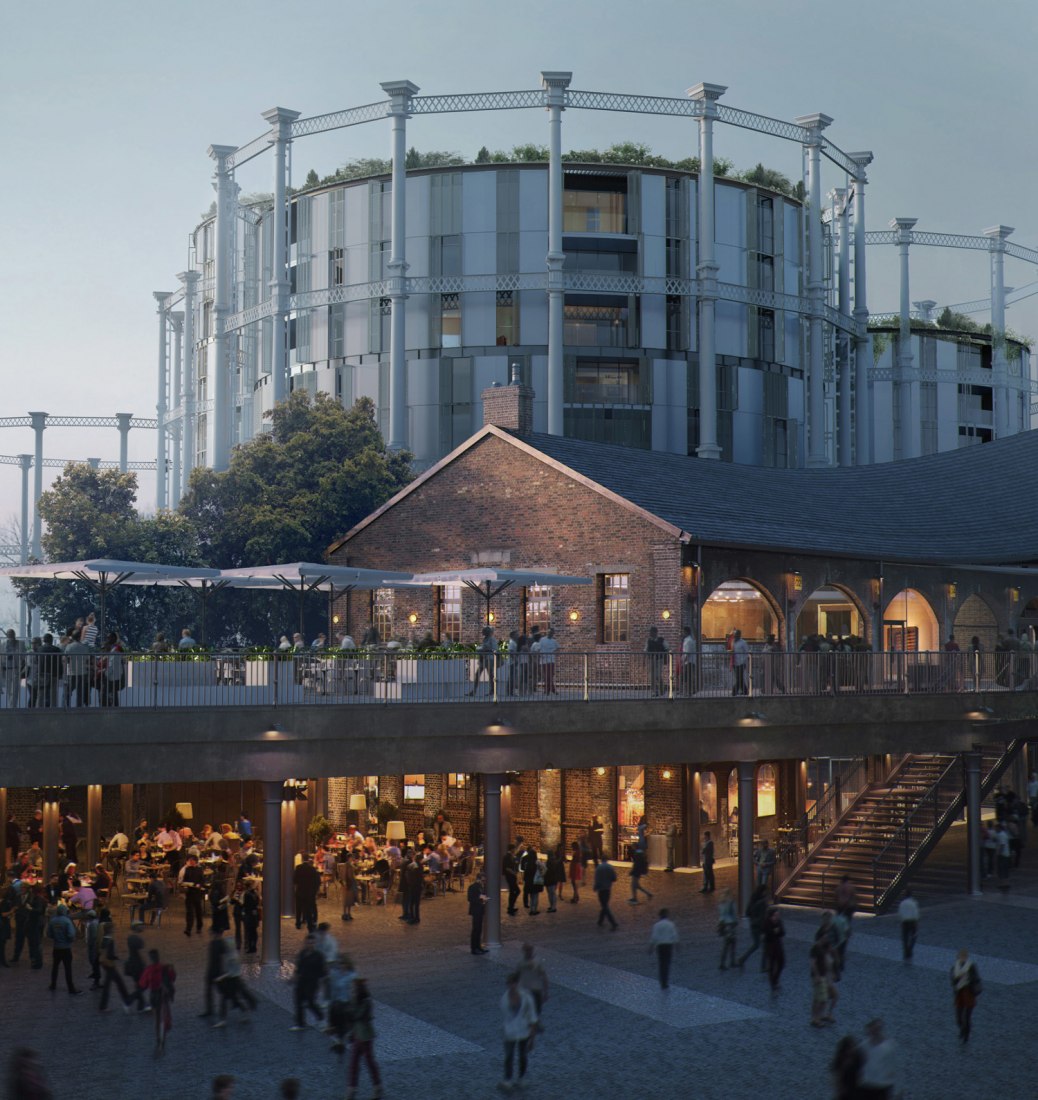 Vista general de Coal Drops Yard por Heatherwick Studio.