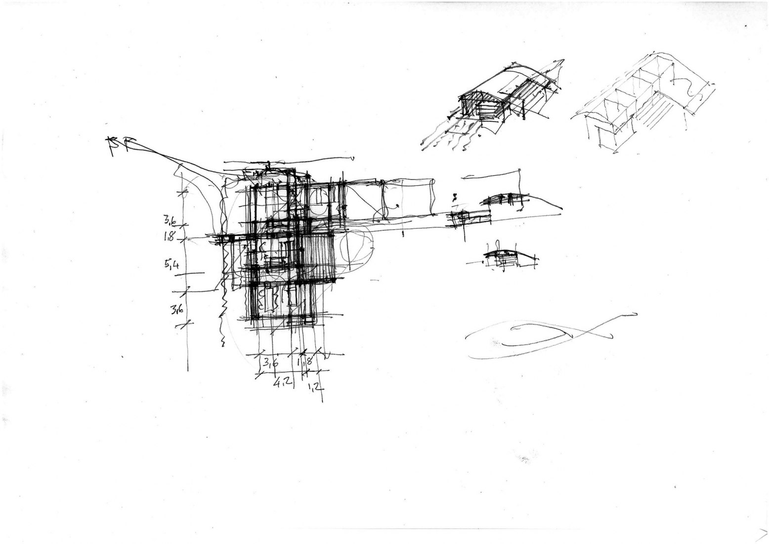 Sketch. Dune House by KLG Architects.