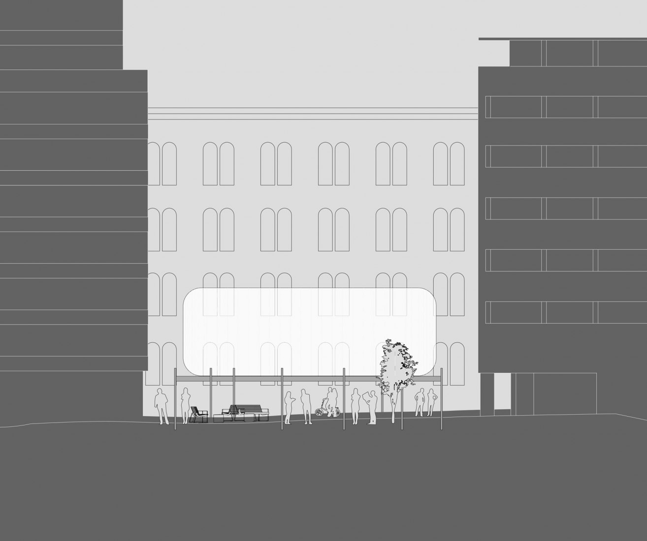 Section. Next Gen Park by KOGAA Studio. 
