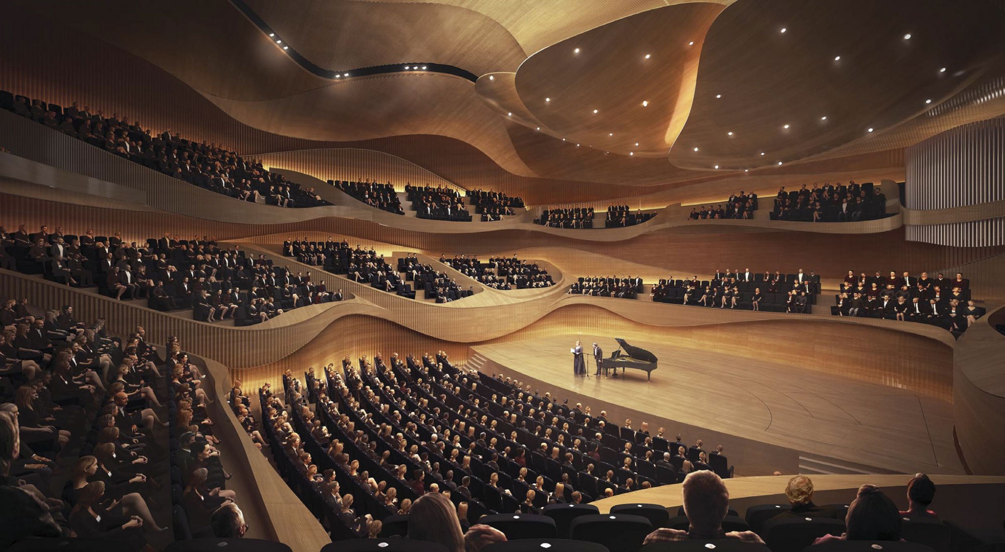 Какие есть концертные залы. Концертный зал Заха Хадид. Гамбург Эльбская филармония изнутри. Концертный зал Заха Хадид Баку. Концертный зал Concert Hall.