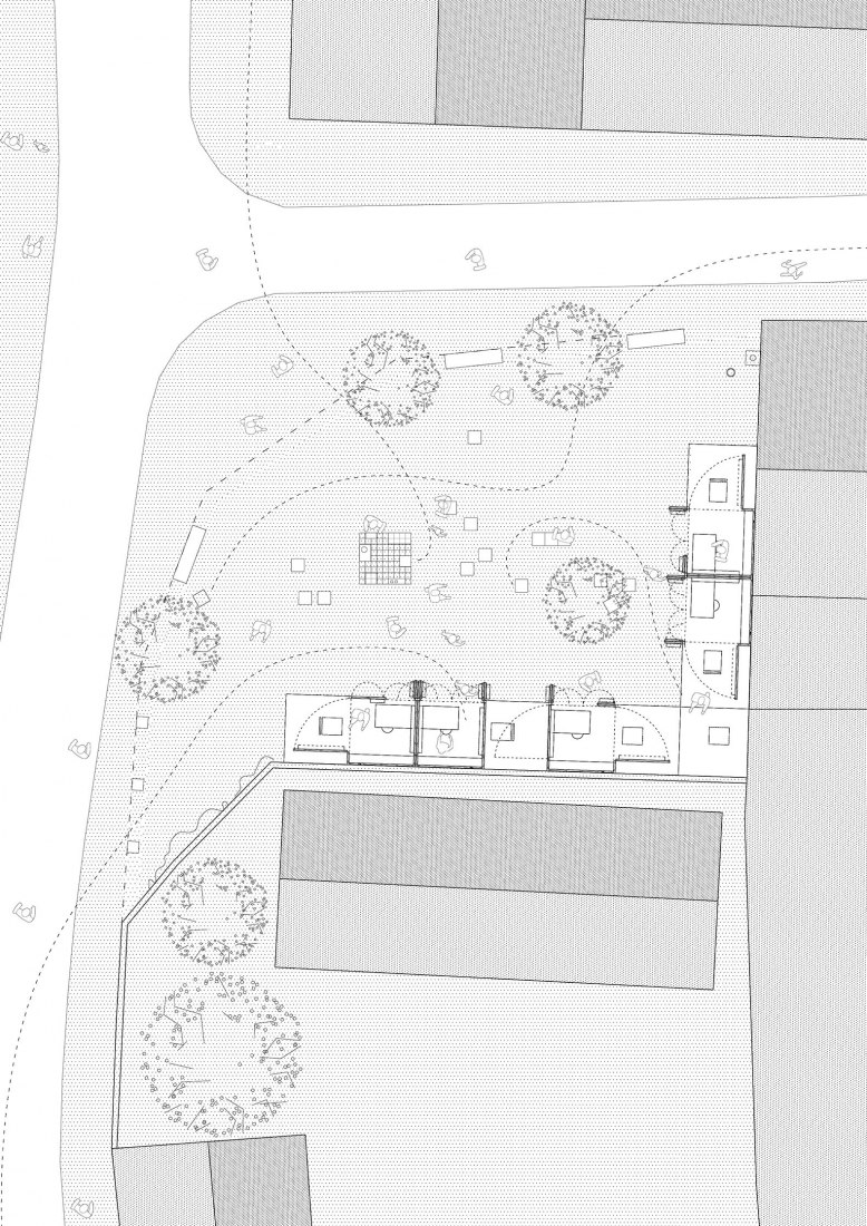 Plano de emplazamiento. Plaza de artesanía tradicional por KONNTRA.