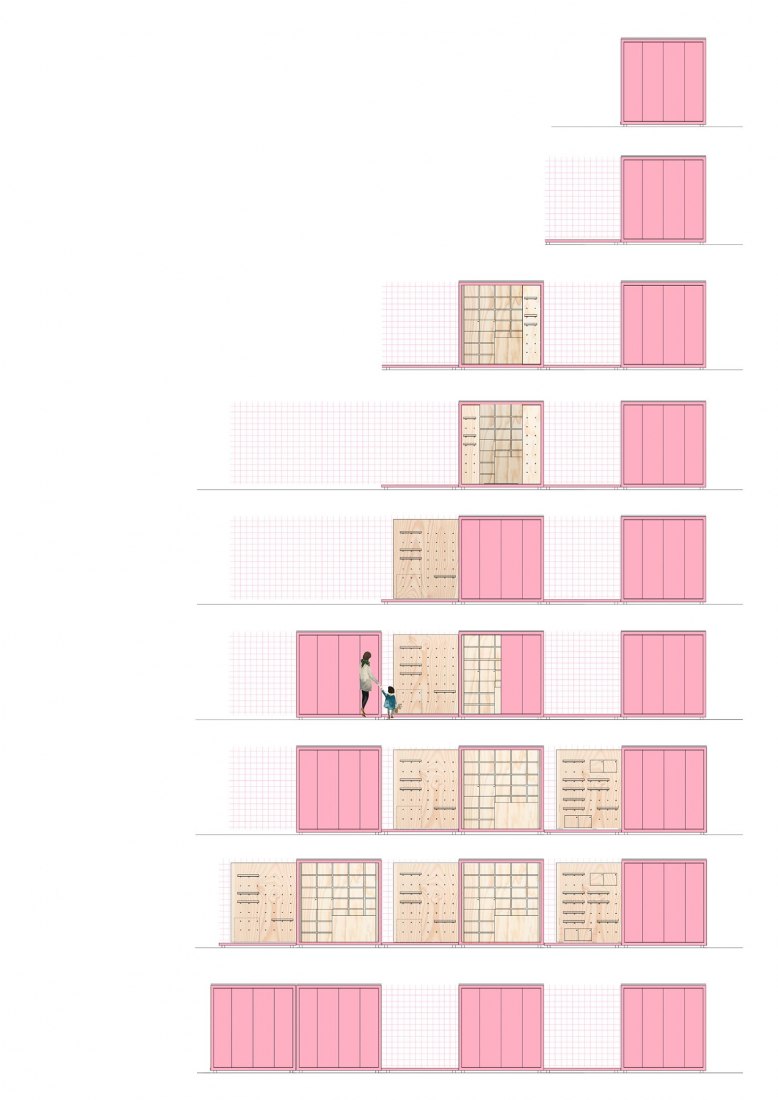 Diagramas. Plaza de artesanía tradicional por KONNTRA.