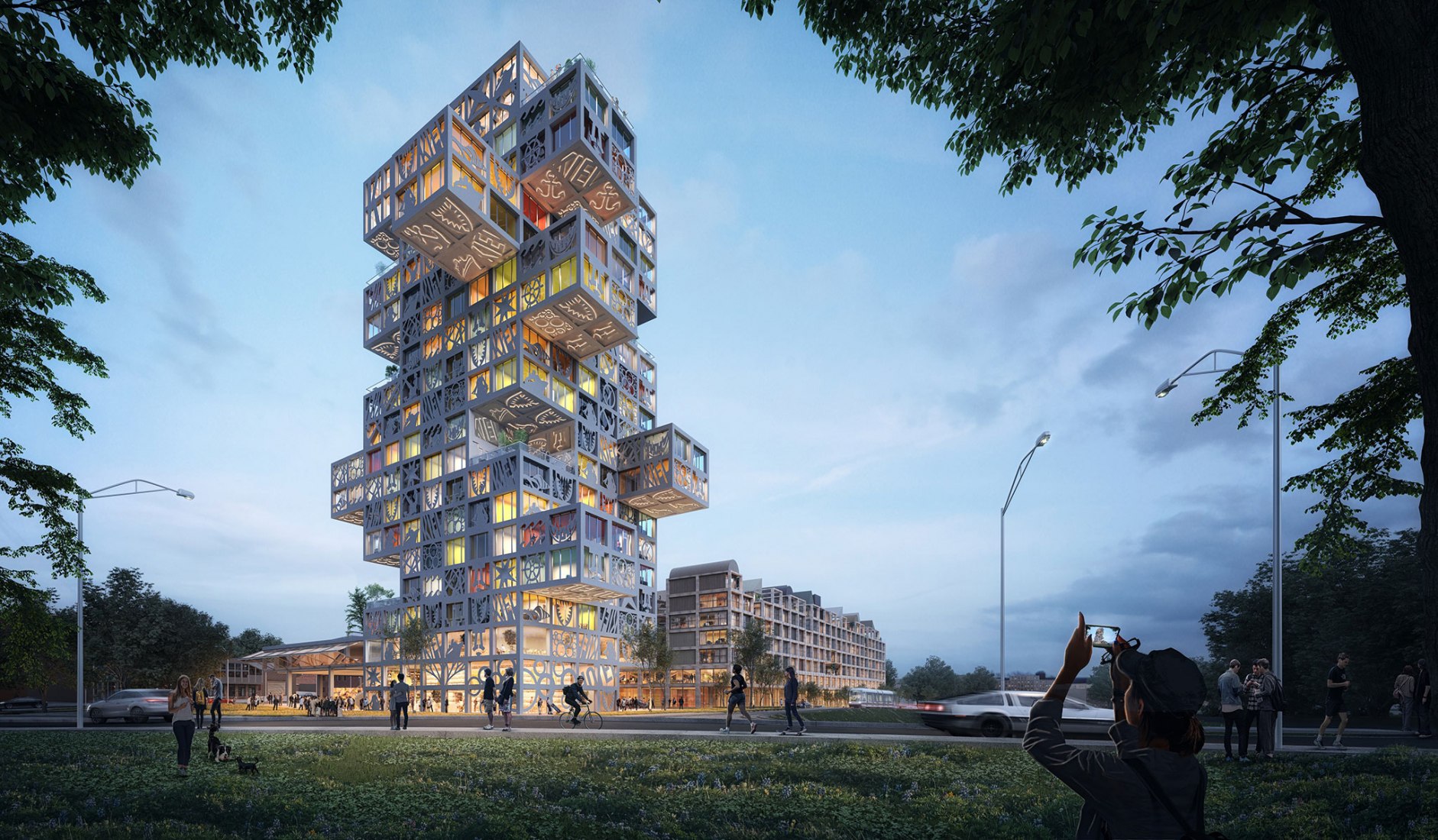 Rendering. “KoolKiel” by MVRDV. Images © MVRDV