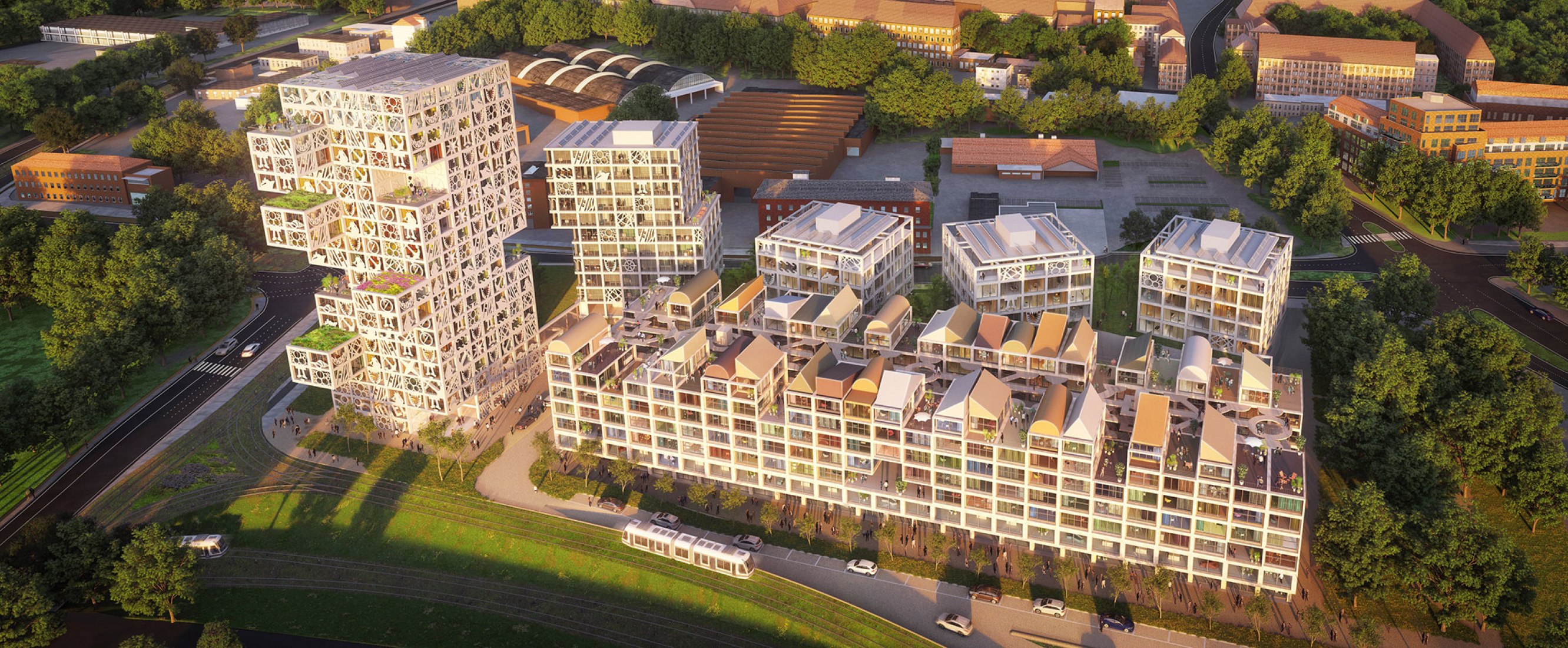 Rendering. “KoolKiel” by MVRDV. Images © MVRDV