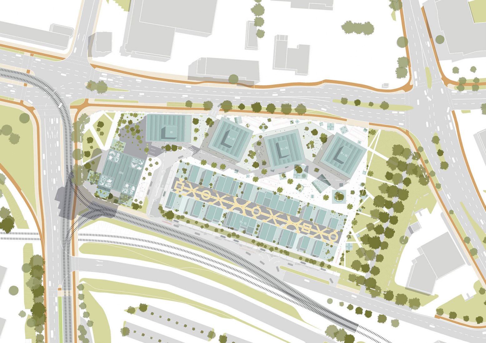 Master plan. “KoolKiel” by MVRDV. Images © MVRDV