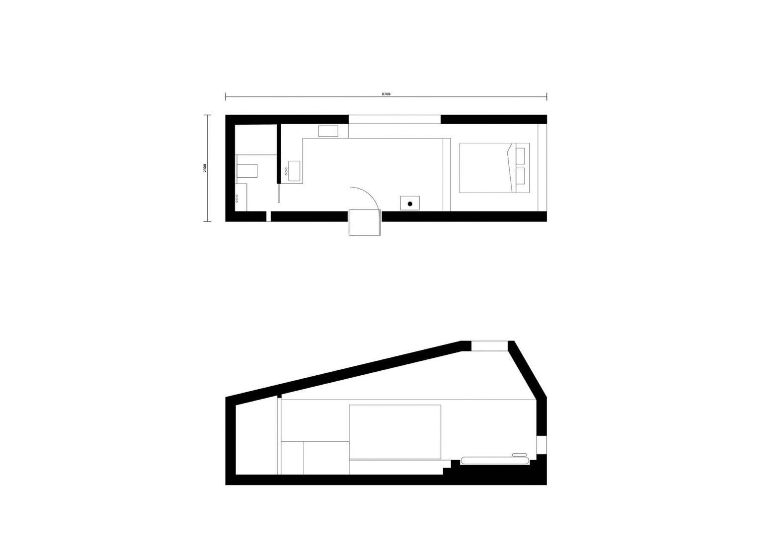 Project Floor Plan. Hytte Cabins by Aylott & Van Tromp and Koto Design