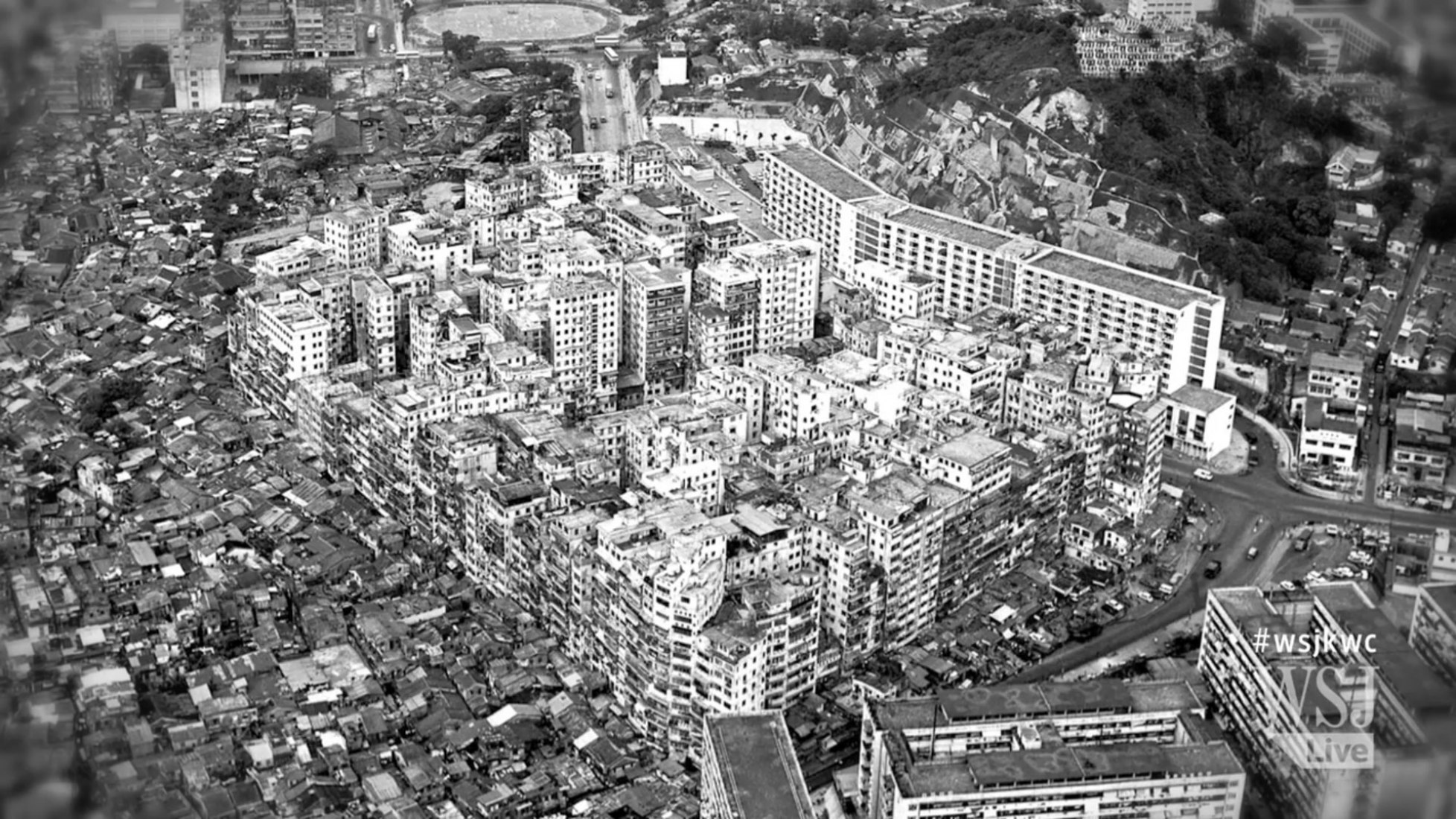 La Ciudad Amurallada de Kowloon 20 años después. Corte de vídeo.