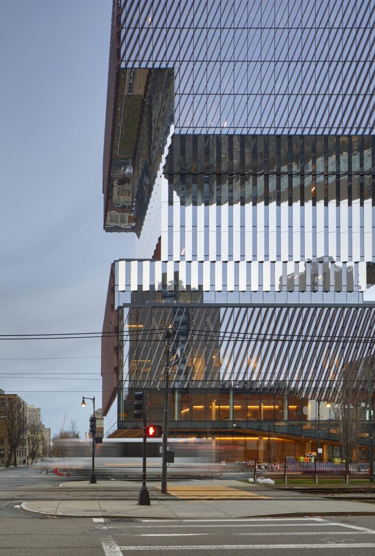 Boston University, Center for Computing and Data Sciences by KPMB. Photograph by Tom Arban