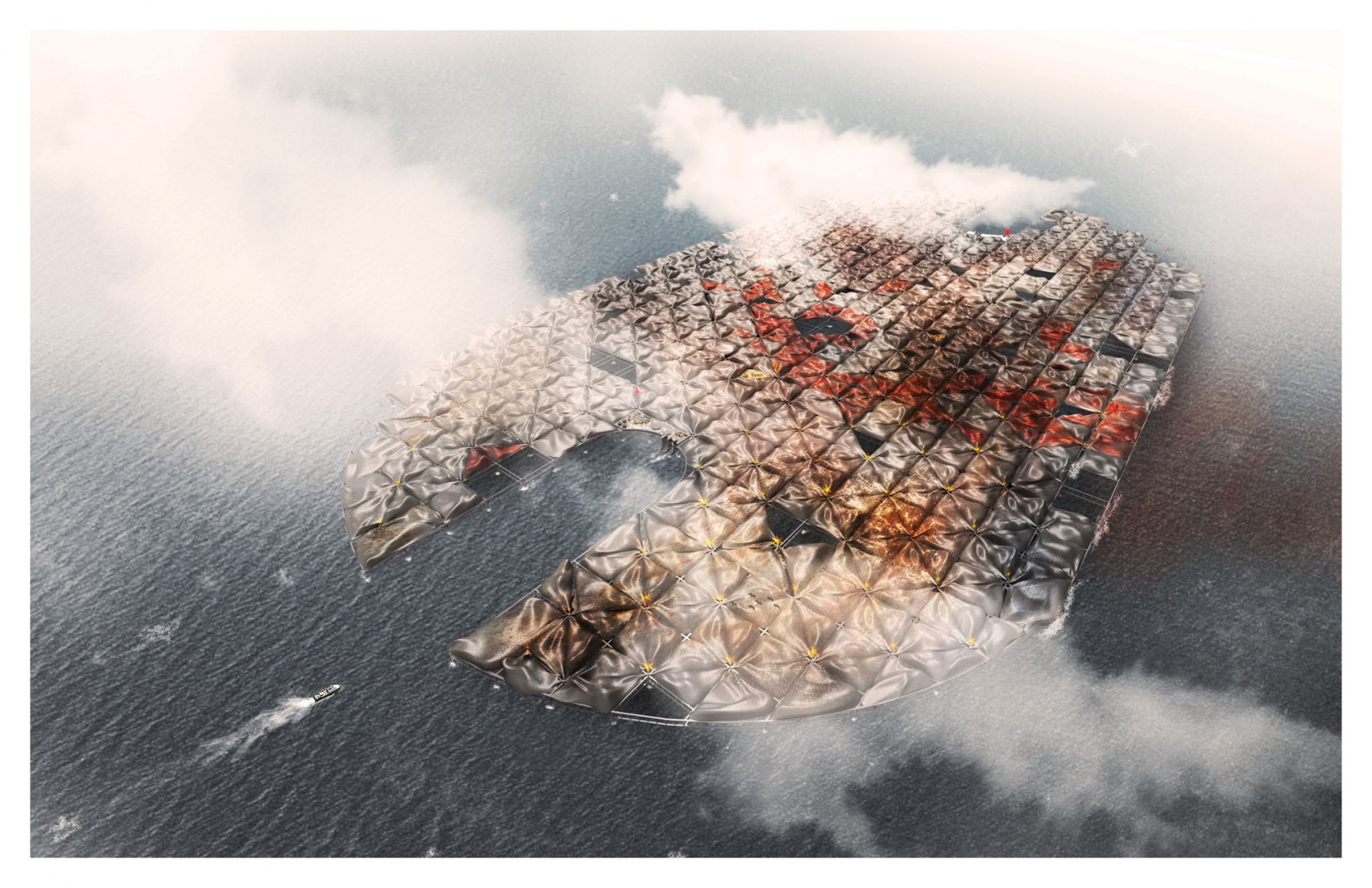 Third prize. “Kraken in an 80 million gallon tank” by Anthony D’Auria.
