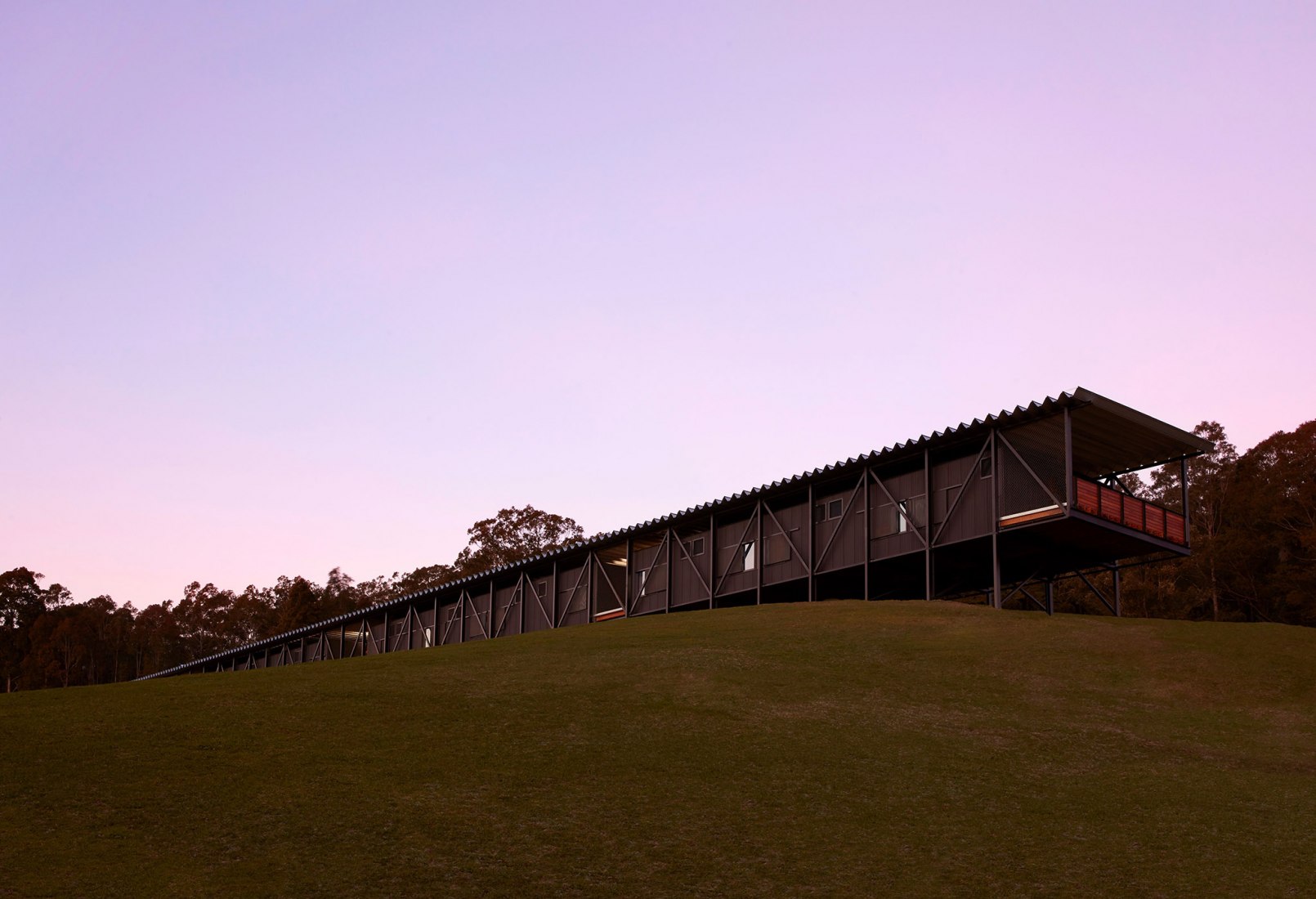 Bundanon Art Museum by Kerstin Thompson Architects (KTA). Photograph by Zan Wimberley.