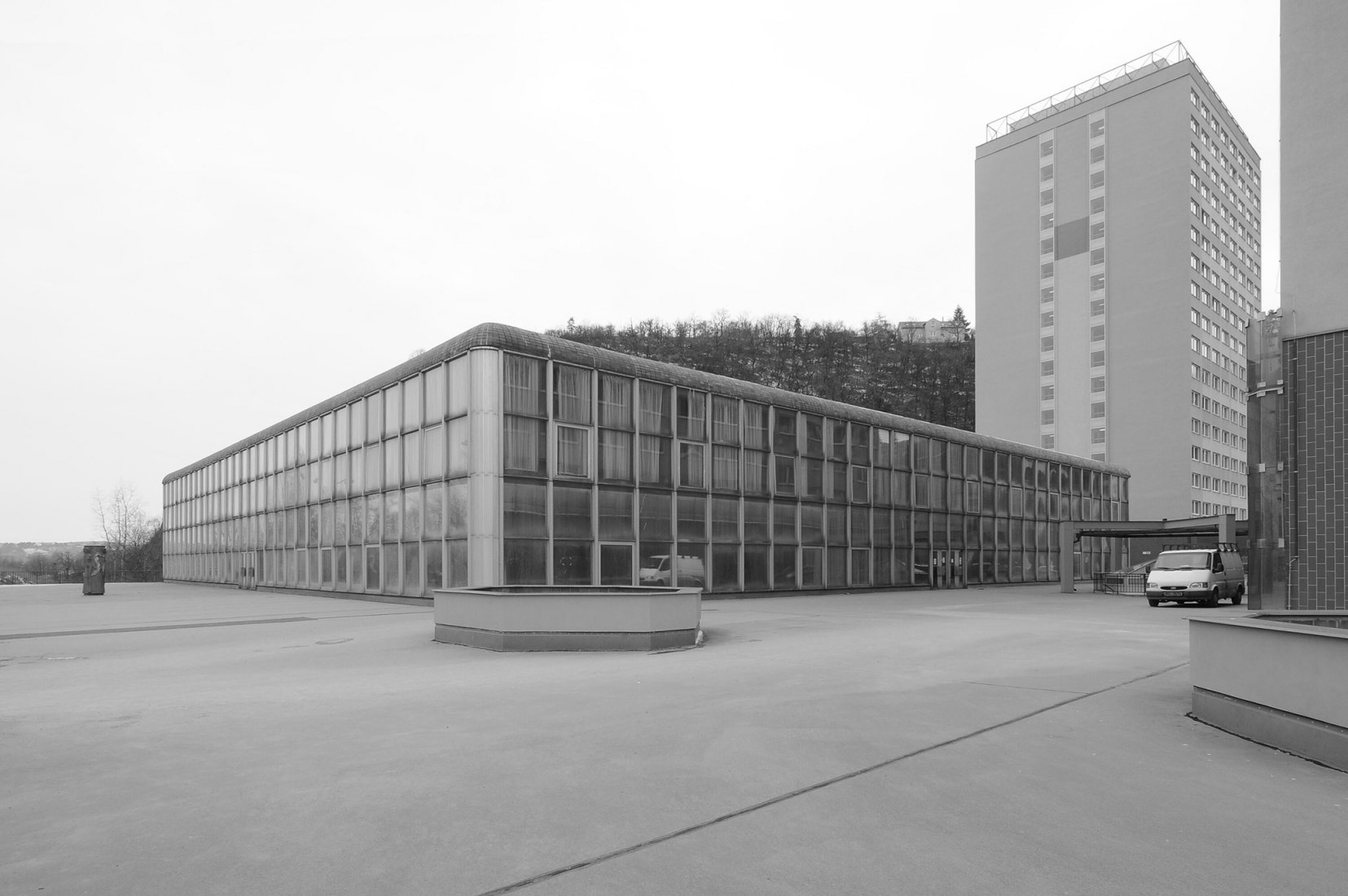 Original building. New Headquarters of the Faculty of Humanities, Charles University by Kuba & Pilař architekti. Photograph by David Korsa