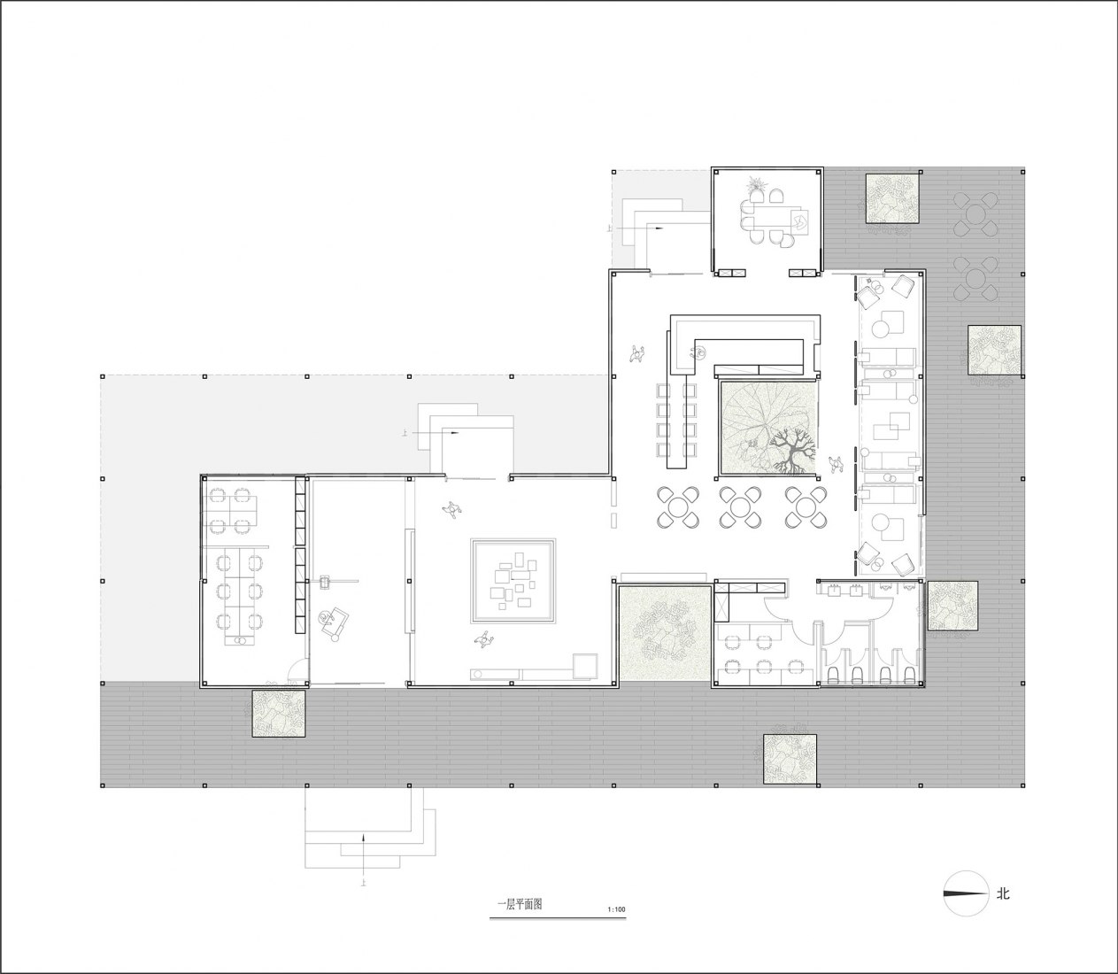 Planta de proyecto. Free Spring Morning por Lacime Architects
