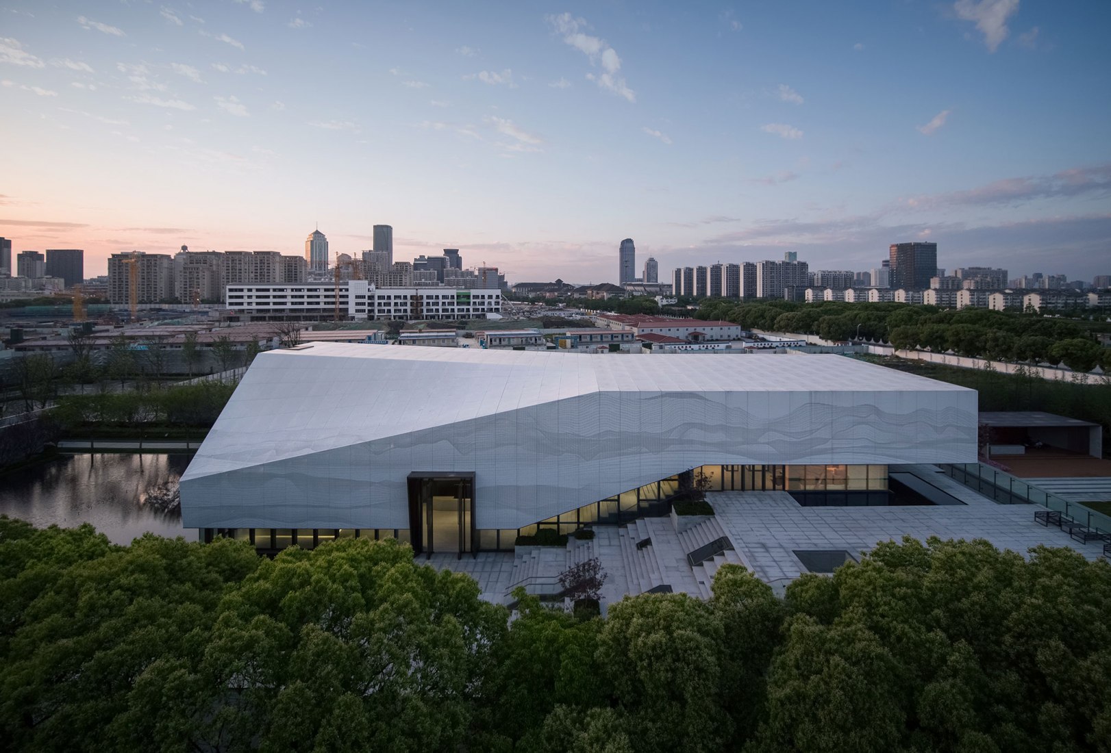 Taking inspiration from Taihu stone. Suzhou Financial ...