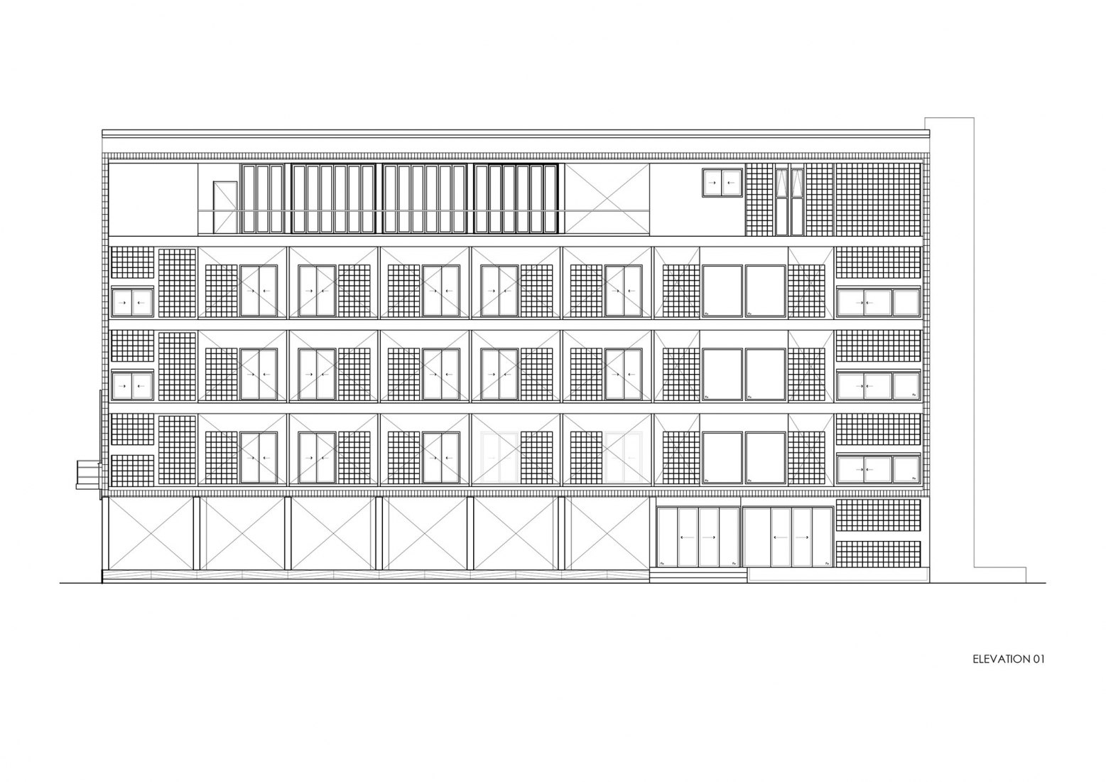 Elevation. LaeKhon NonBai by Junsekino Architect and Design.