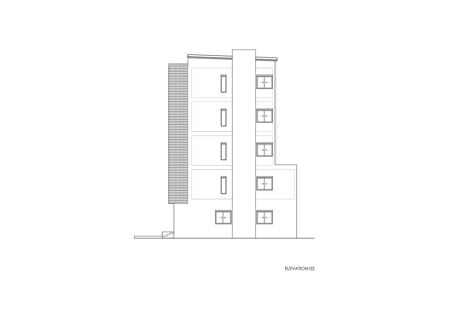 Elevation. LaeKhon NonBai by Junsekino Architect and Design.