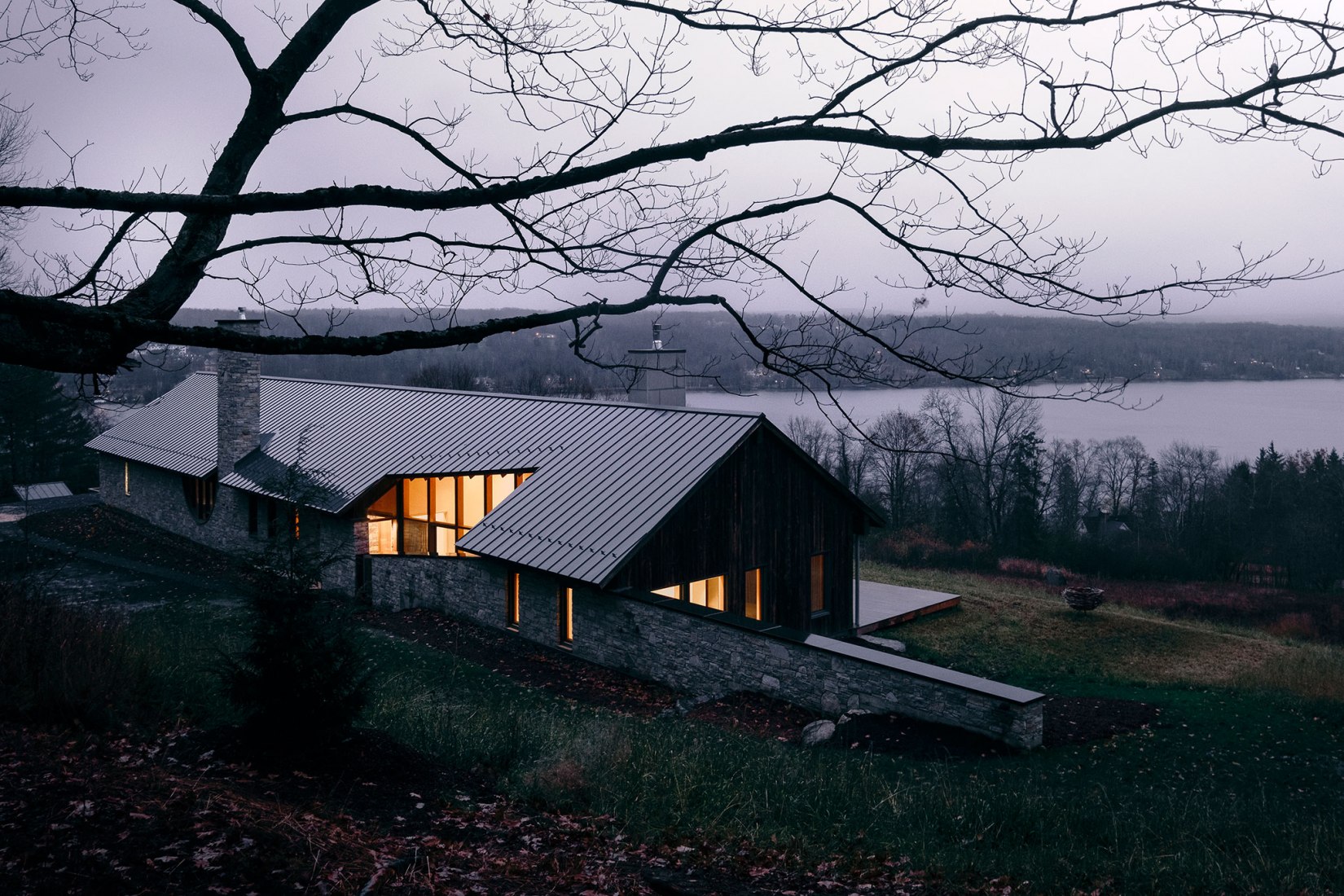 Virgin Vineyard House by LAMAS Architecture. Photograph by Félix Michaud.