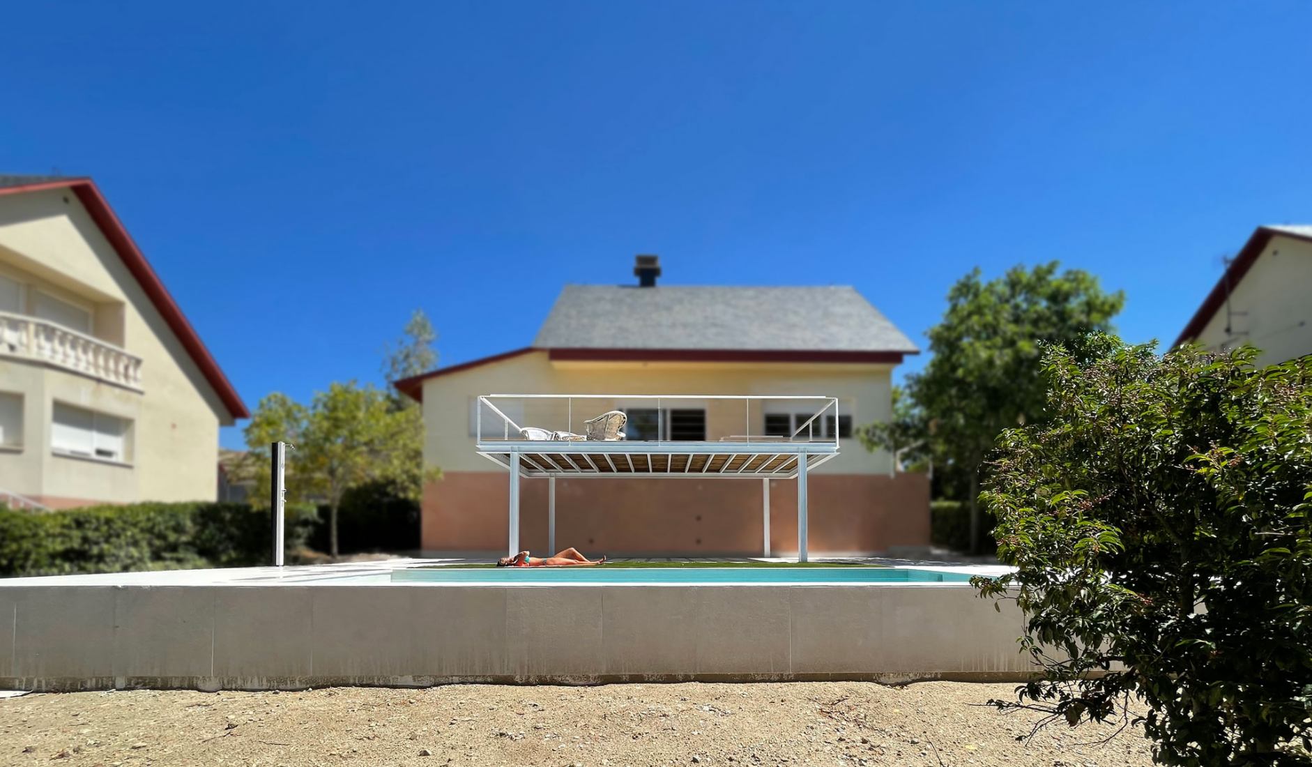 Piscina y reacondicionamiento de terraza por FAR Arquitectos. Fotografía por Francisco Arévalo