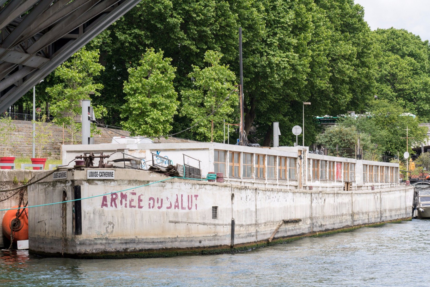 Asile Flottant of Le Corbusier. Launch of rehabilitation